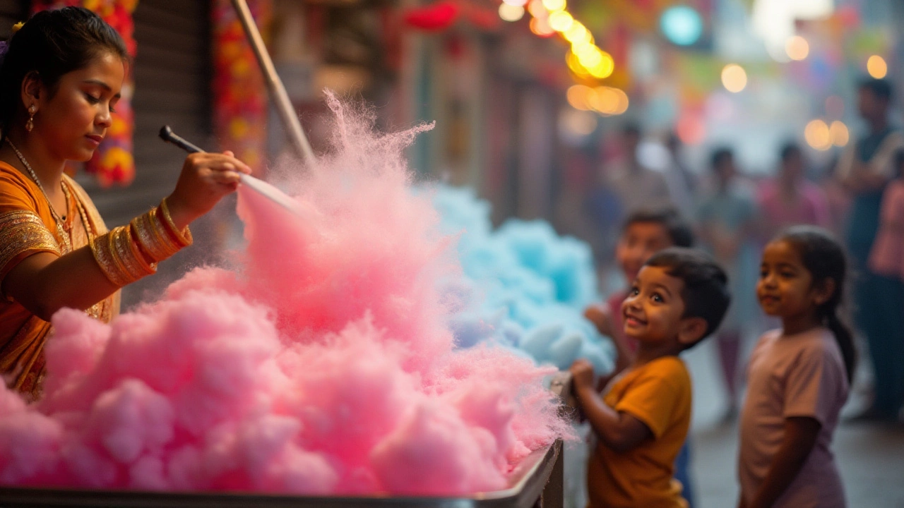 Exploring the Sweet World of Indian Dessert Candy Floss